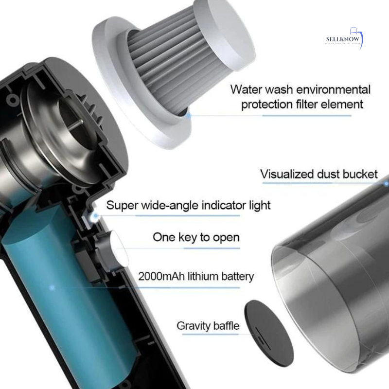 Portable Air Duster Wireless Vacuum Cleaner